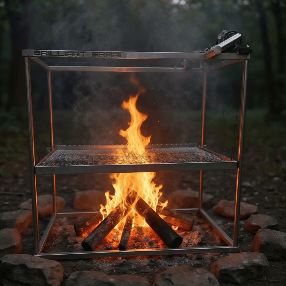 Full Monty Knockdown Braai Stand