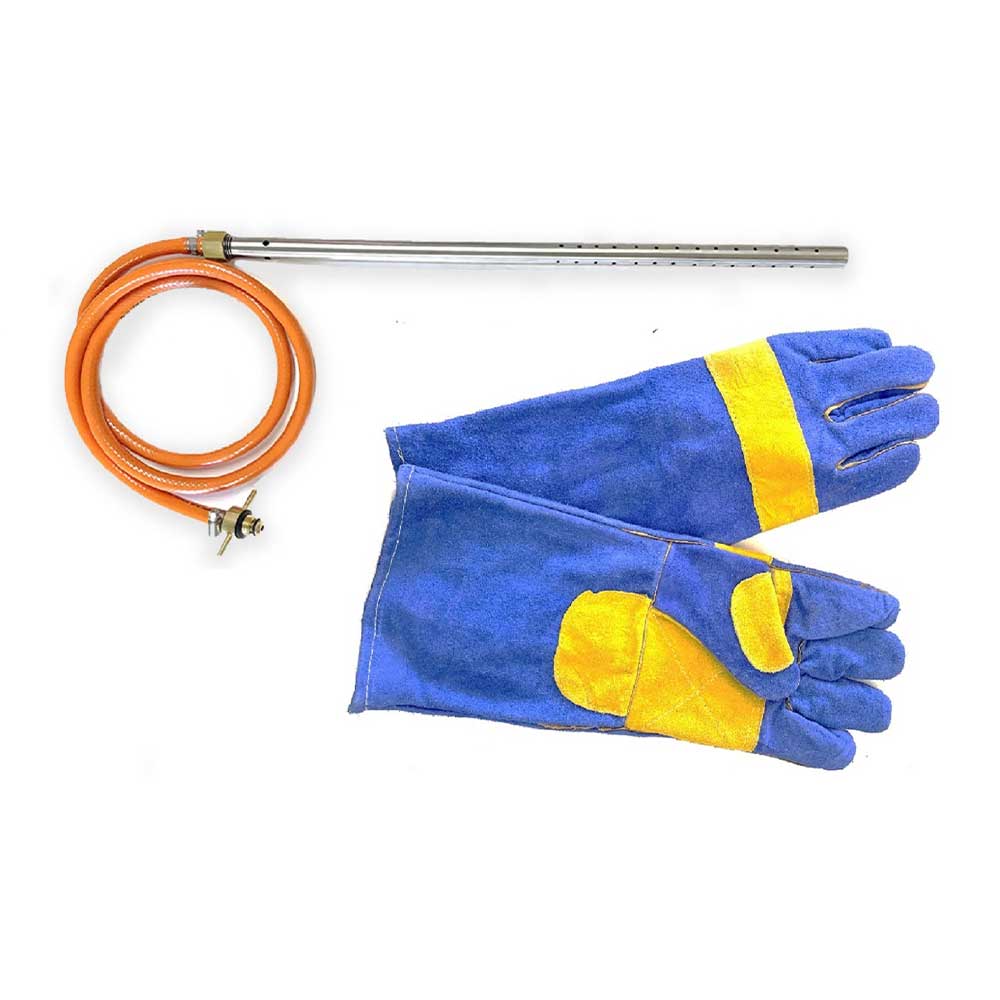 Fire Starter With Cadac Fitting and Long Gloves Brilliant Braai