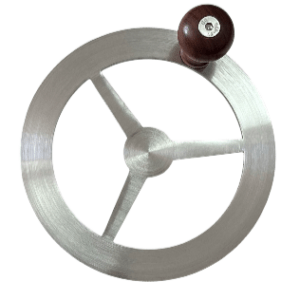 Wheel with Wooden Handle